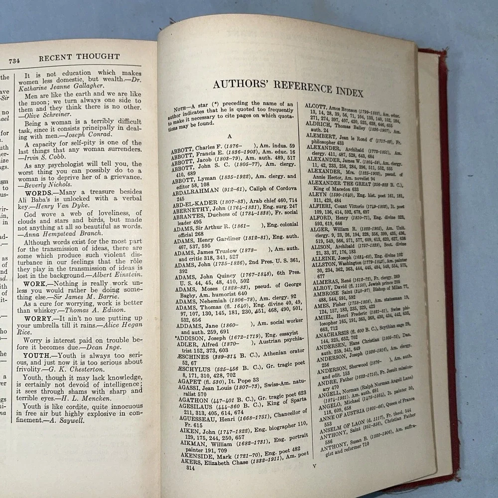Useful Quotations‎ A Cyclopedia of Quotations by Tryon Edwards 1933 Hardcover
